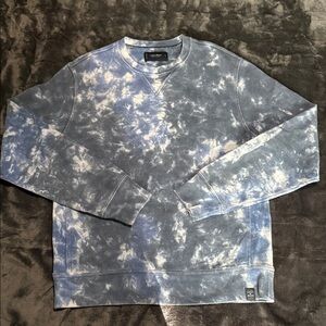 Lucky Brand Heritage Acid Wash Crew Sweatshirt - S